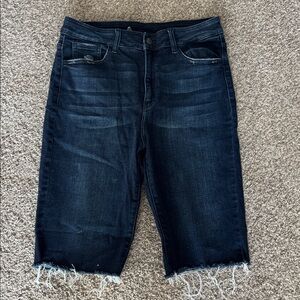 Kancan Women's Signature Deep Blue Denim Shorts size 30